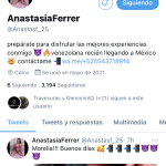 Alguien que conozca a Anastasia Ferrer??